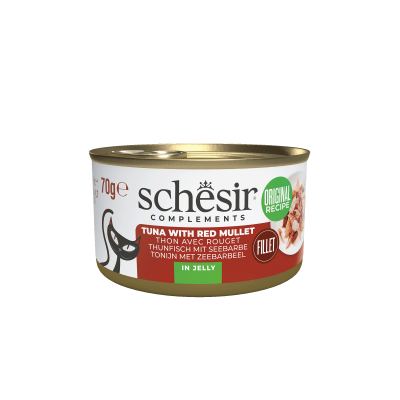 Schesir Cat Jelly Τόνος με μπαρμπούνι 70g 5+1 Δώρο