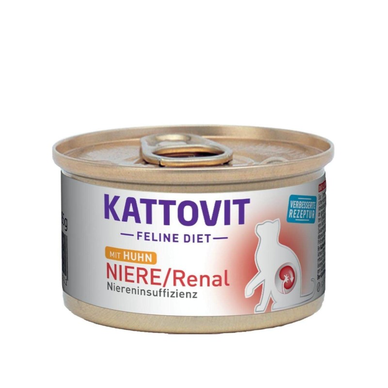 Kattovit γάτας Renal με Κοτόπουλο 85gr Kattovit γάτας Renal με Κοτόπουλο 85gr