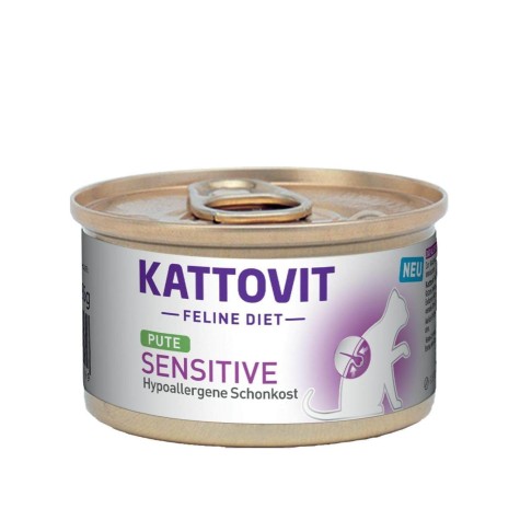 Kattovit γάτας Sensitive με γαλοπούλα 85gr