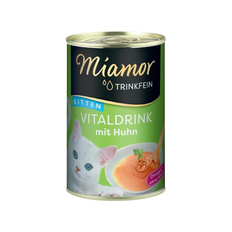 Miamor Trinkfein VitalDrink για Γατάκια με Κοτόπουλο 135ml Miamor Trinkfein VitalDrink για Γατάκια με Κοτόπουλο 135ml