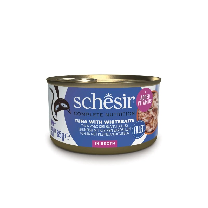Schesir Cat C&B Τόνος Με Αθερίνα σε Φυσικό Ζωμό 85gr Schesir Cat C&B Τόνος Με Αθερίνα σε Φυσικό Ζωμό 85gr