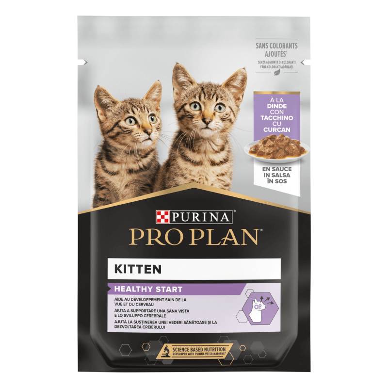 Pro Plan Kitten Cat Γαλοπούλα σε σάλτσα 85gr
