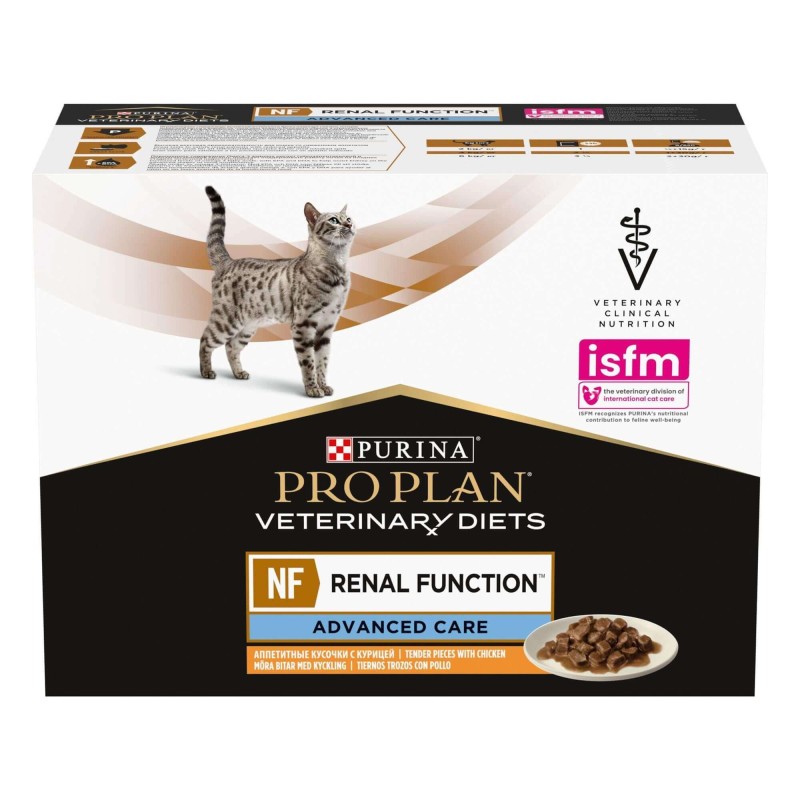 Pro Plan Feline Veterinary Diets NF St/Ox Renal Function with Chicken 10x85gr Pro Plan Feline Veterinary Diets NF St/Ox Renal Function with Chicken 10x85gr