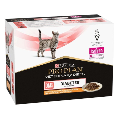 Pro Plan Veterinary Diets DM St/Ox Diabetes Management Κοτόπουλο 10x85gr