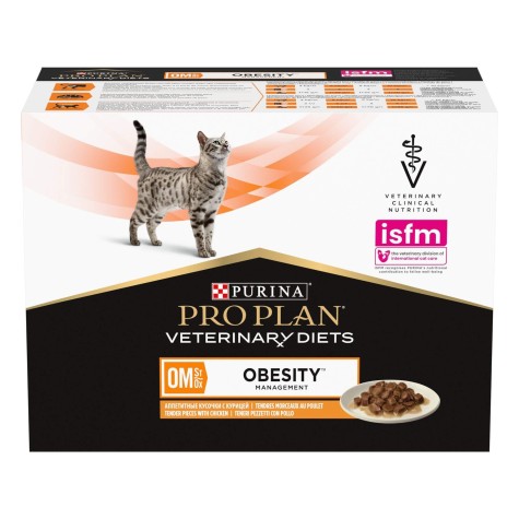 Pro Plan Feline Veterinary Diets OM St/Ox Obesity Management with Chicken 10x85gr