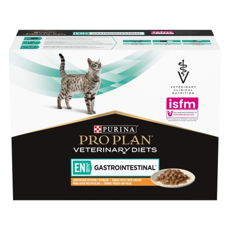 Pro Plan Veterinary Diets EN St/Ox Gastrointestinal Κοτόπουλο 10x85gr