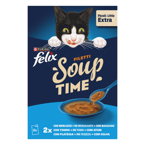 Felix Soups Multipack With Nasello and Tuna 6x48g