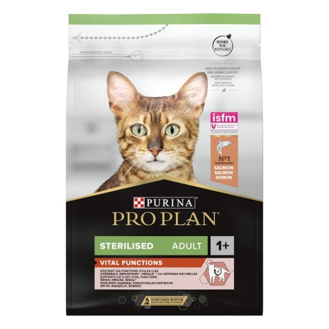 Pro Plan Cat Sterilised Optirenal Σολομός 3kg
