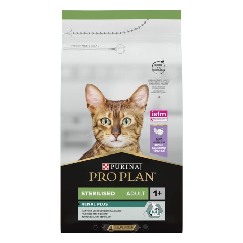 Pro Plan Cat Sterilised Optirenal Γαλοπούλα 10kg