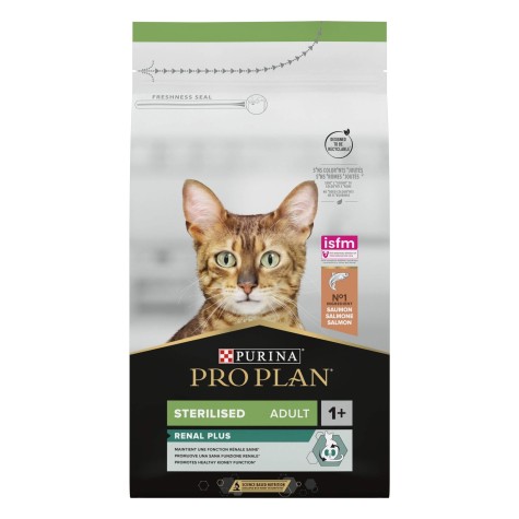 Pro Plan Cat Sterilised Optirenal Σολομός 10kg