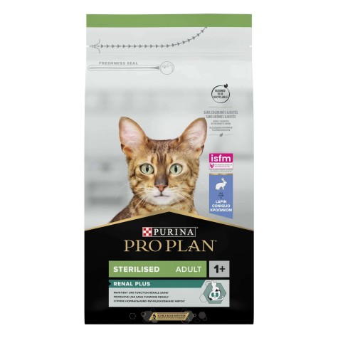 Pro Plan Cat Sterilised Optirenal Κουνέλι 3kg