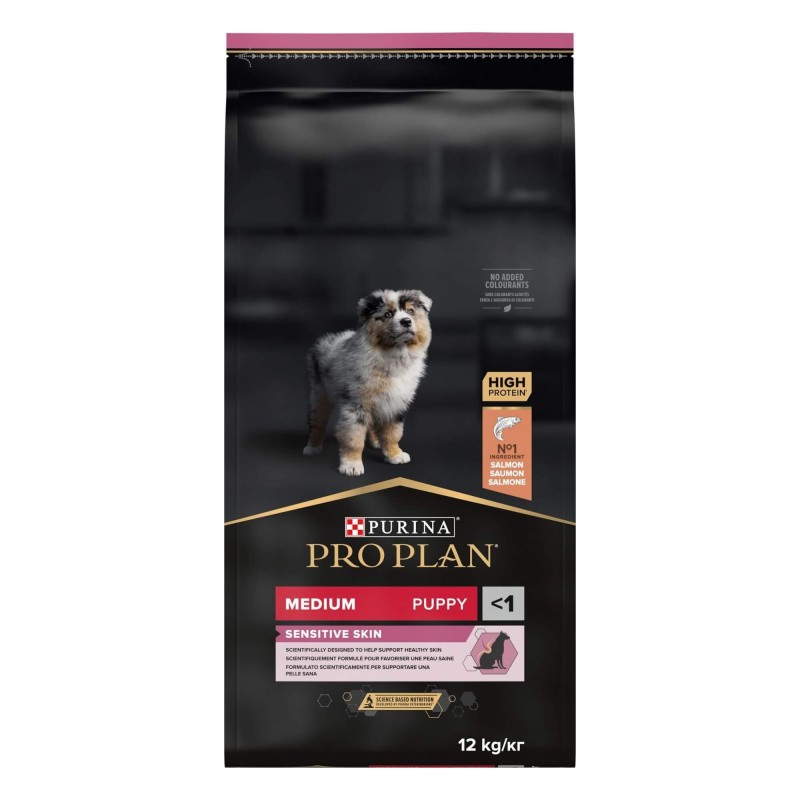 Pro Plan Dog Medium Puppy Sensitive Skin With Salmon 14kg Pro Plan Dog Medium Puppy Sensitive Skin With Salmon 14kg