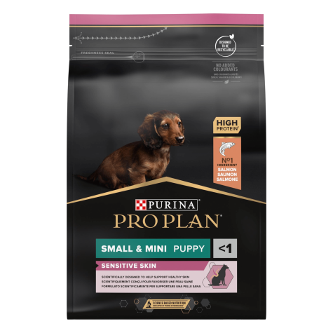 Pro Plan Dog Small & Mini Puppy Sensitive Skin  Σολομός 3kg