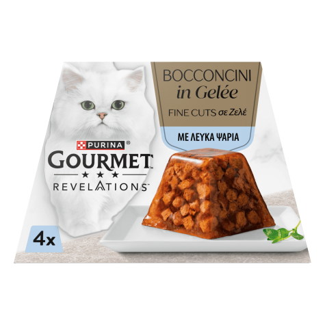 Gourmet Revelations Μους Με Λευκά Ψάρια 4x57gr
