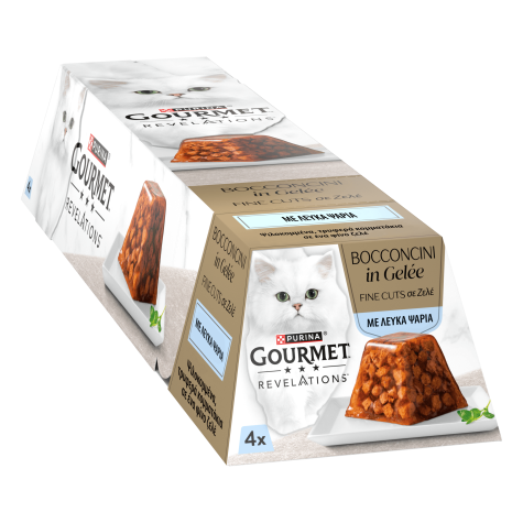 Gourmet Revelations Μους Με Λευκά Ψάρια 4x57gr