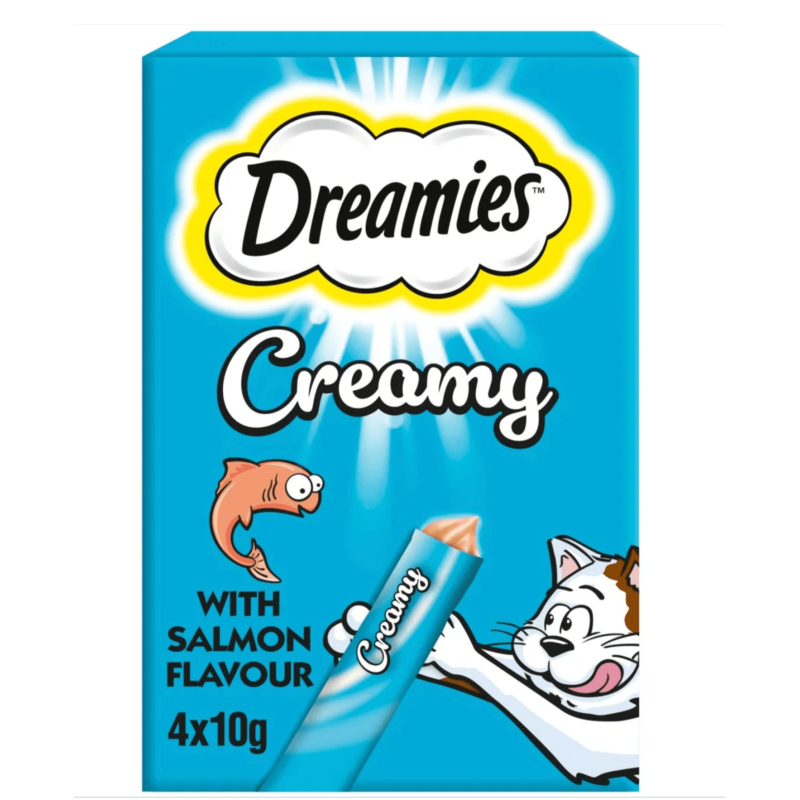 Catisfactions Creamy with Salmon 4x10gr