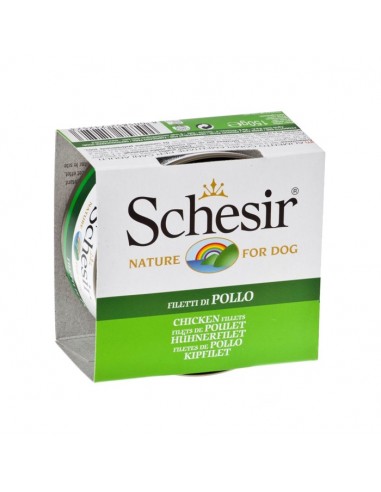 Schesir Dog σε Ζελέ με Φιλετάκια κοτόπουλο 6x150g Schesir Dog σε Ζελέ με Φιλετάκια κοτόπουλο 6x150g