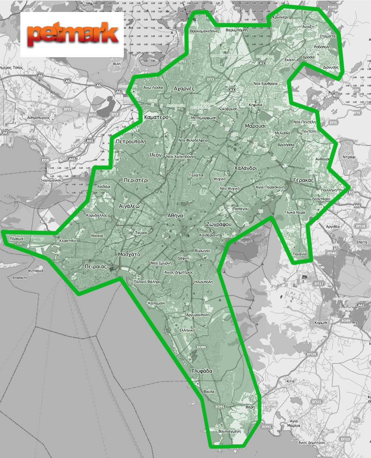 Petmark_delivery_map